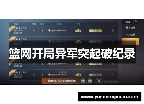 篮网开局异军突起破纪录